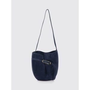 Liffner Women Suede Calfskin Bucket Bag Liffner With Flat Handle